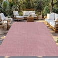 thumbnail image 3 of Fsddascl Vintage Nude Pink Outdoor Rug for Patio/Deck, Non-Slip Large Area Rug 5 x 8 Ft, Farmhouse Retro Solid Color Linen Texture Indoor Outdoor Rugs Washable Area Rugs, Camping Rug Carpet Runner, 3 of 9