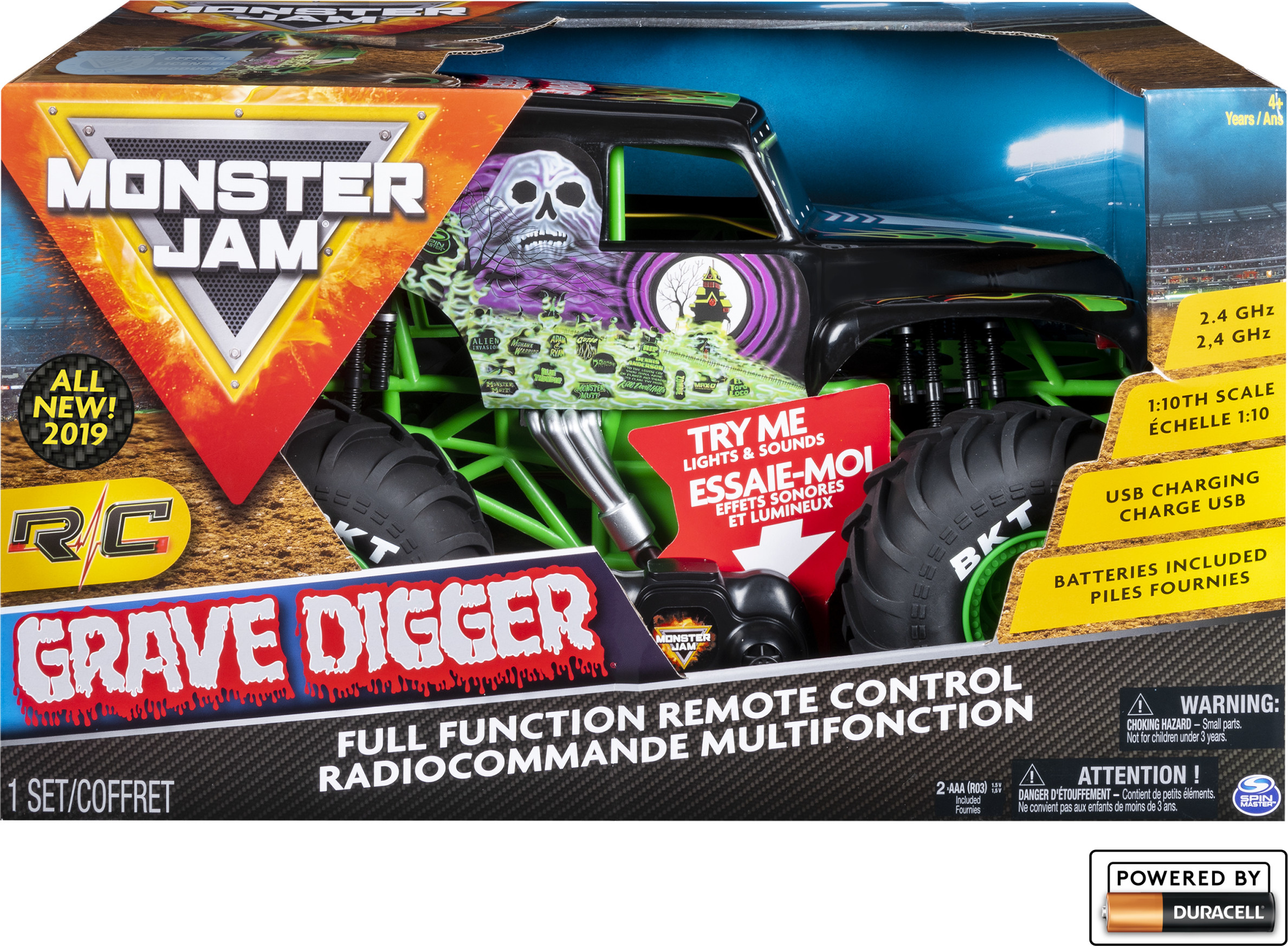 monster jam official grave digger remote control monster truck