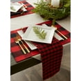thumbnail image 2 of Design Imports Z02425 Serviette Vichy Rouge et Noir - Ensemble de 4, 2 of 3
