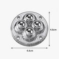 thumbnail image 7 of 4pcs Stainless Steel Universal 360 Degree Rotation Pulley Self Adhesive Caster Mini Swivel Wheels For Furniture Storage Box ,Reliable, 7 of 7