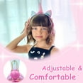 thumbnail image 2 of Kids Headphones,Charlxee Unicorns Wired Headsets with Gifts Packing include Sticker&Bracelet for Girls,Built-in Mic&On/Over Ear HD Stereo for Online Study/School/Tablet with Nylon Cable-Rose, 2 of 7