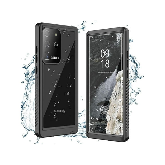 For Samsung Galaxy S20 Ultra Case Waterproof, Built in Screen Protector Protective Shockproof Cover IP68 Underwater Case for Galaxy S20 Ultra 6.9 inch