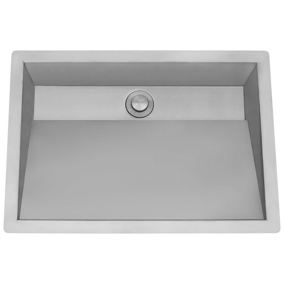 Ruvati 20 x 14 inch Brushed Stainless Steel Undermount Bathroom Sink Stainless Steel