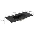 thumbnail image 3 of Modway Cayman Modern 36" Bathroom Sink in Black With Rectangular Basin, 3 of 5