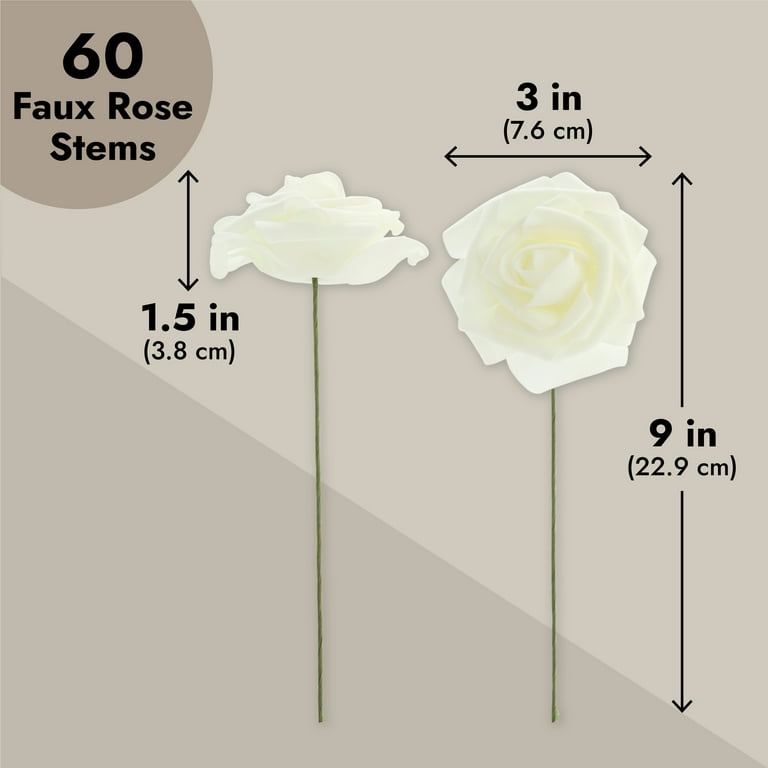 20 Pcs Fake White Roses Babys Breath Artificial Flowers Bulk Silk White  Rose … – ASA College: Florida