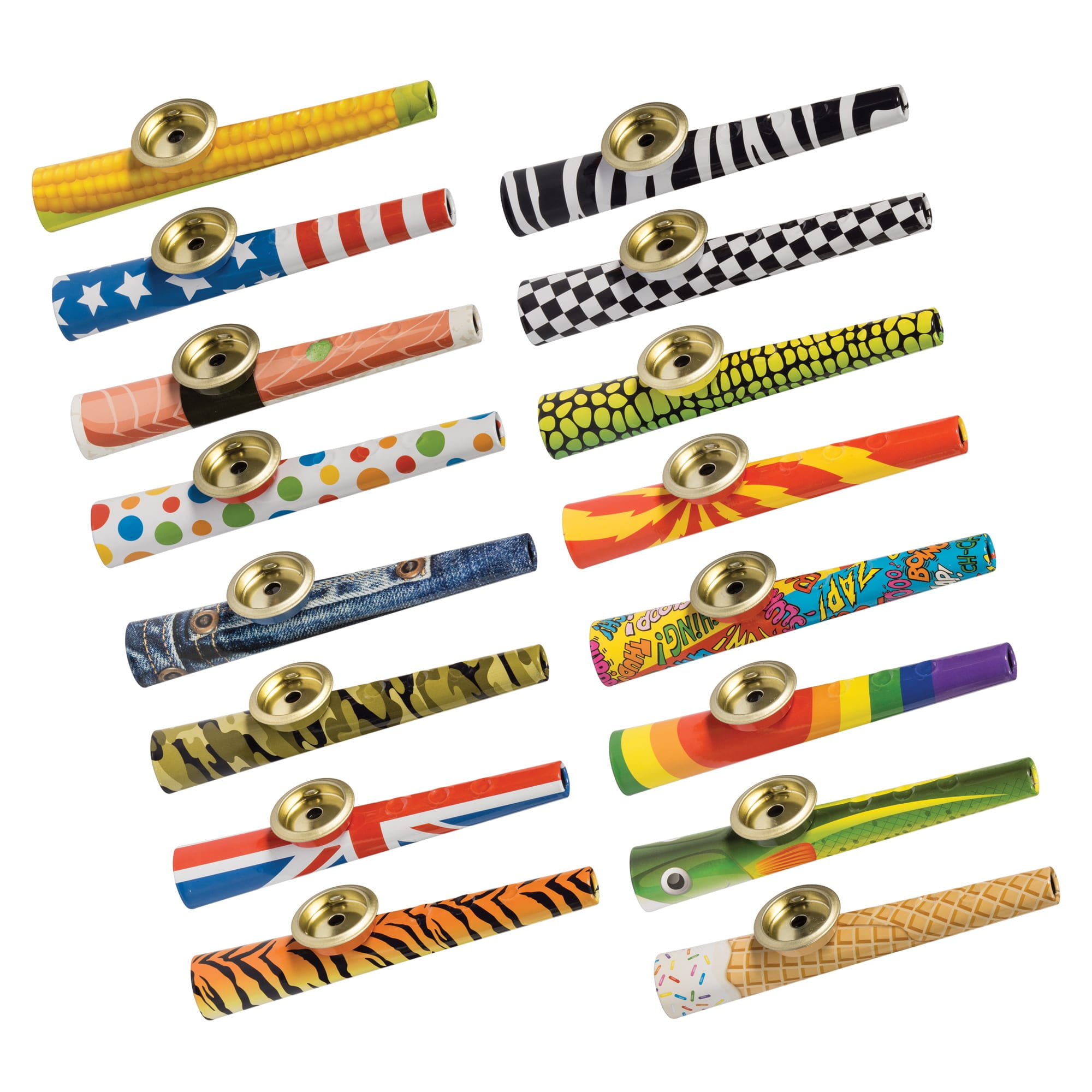 Schylling Krazy Kazoo, Multicolor, Beginner, Tin, Regular