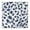 Blue and Dark, variant on Brown and Black Of Leopard Print Square Fitted Tablecloth with Elastic Edge,Square Table Cover,Washable Elastic Table Cover for Home Kitchen Party Decor 34"x34"