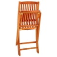 thumbnail image 5 of vidaXL 3 Piece Folding Outdoor Dining Set Solid Eucalyptus Wood, 5 of 5