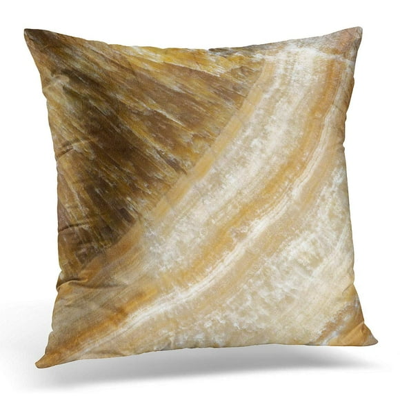 BOSDECO Marble Stone Granite Elegance Effect Slab Vintage Nature Detail Construction Geology Exterior Counter Pillowcase Pillow Cover Cushion Case 20x20 inch