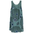 thumbnail image 3 of Women s Plus Size Floral Sleeveless Loose Boho Casual Short Dresses, 3 of 3