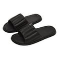 thumbnail image 3 of KaLI_store Summer Saving Clearance! Womens Slides Women Men Slippers Home Couple Shoes Indoor Outside Soft Soled Slippers Black,9, 3 of 5
