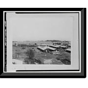 Historic Framed Print, United States Nitrate Plant No. 2, Reservation Road, Muscle Shoals, Muscle Shoals, Colbert County, AL - 39, 17-7/8" x 21-7/8"