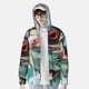 thumbnail image 2 of Balery Stylish Sunglasses Iguana Sudadera ligera de manga larga con capucha y protección solar UPF 50+ para hombre y mujer, ideal para pesca y running-Large, 2 of 7