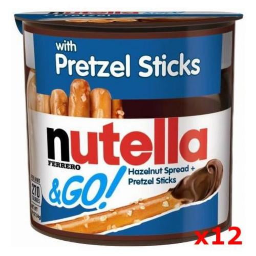 Nutella And Go Snack With Pretzel Sticks Case 12 X 1 8 Oz Walmart Com Walmart Com