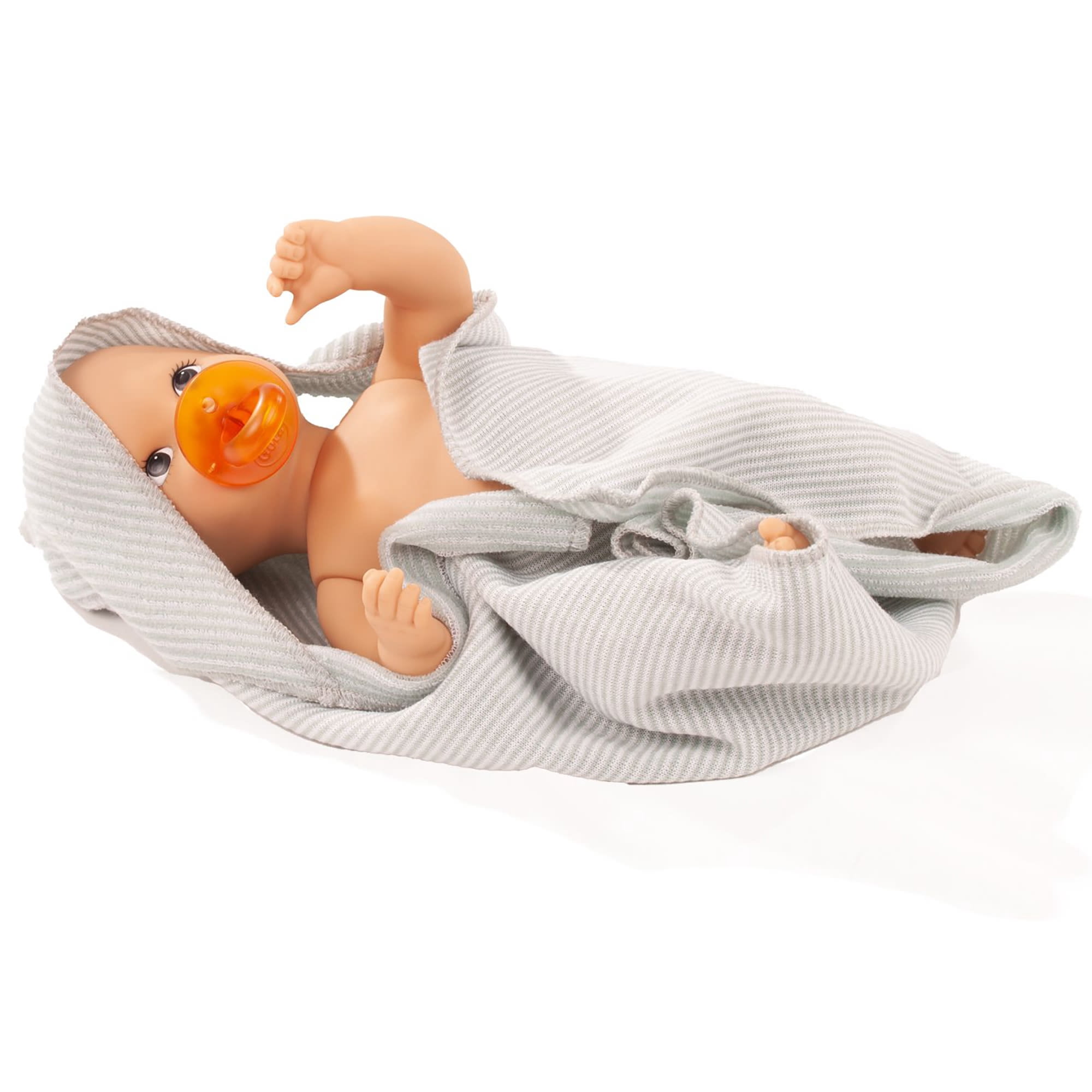 Gotz Little Aquini Boy Drink & Wet Bath Doll 12" baby doll