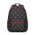 thumbnail image 1 of Sac à Dos Esthétique Rétro à Pois Sac d'École Vintage à Pois Rouges et Motif à Pois Sac à Dos Mignon pour Étudiant, 1 of 6