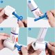thumbnail image 4 of Dispensador de pasta de dientes de 3 piezas, exprimidor de pasta de dientes con tubo rodante, tubos exprimidores de plástico, tubos de pasta de dientes giratorios, exprimidor de pasta de dientes, para, 4 of 5