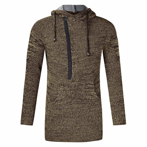 Gibobby Suéter hombre Suéter de Forro Polar para Hombre Sudadera para Hombre(A,Extra Grande)
