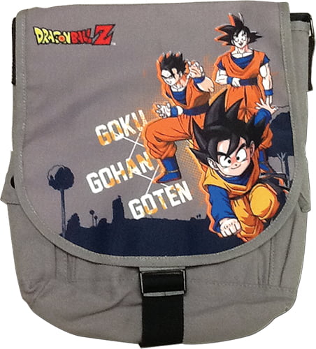 Dragon Ball Z Goku Blue Waterproof Leather Folded Messenger Nylon Bag Travel Tote Hopping Folding School Handbags 