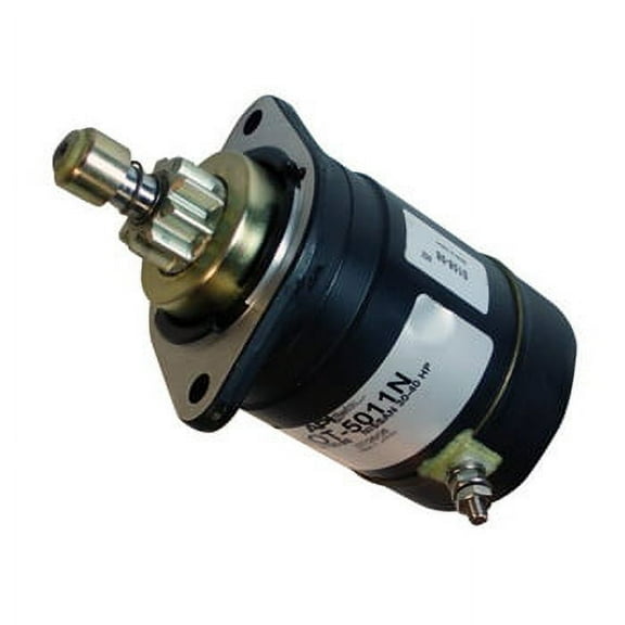 Starter Motor 9 Tooth API Nissan Tohatsu 25 / 30hp Pro #: MOT5011N X-Ref #: 346-76010-0 334760100, 334760100M, 346760100