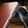 thumbnail image 5 of Case for Huawei Mate 80 Pro Max/80 Pro/80, Genuine Leather Cover with Card Slots Cover Flip Wallet Case, 5 of 5