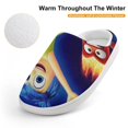thumbnail image 4 of Inside Out Soft Plush Slippers for Boys Girls Winter Warm Cotton Slippers with Rubber Sole Non-Slip Kid's Slip on Shoes Fluffy House Slippers For Indoor And Outdoor, 4 of 8