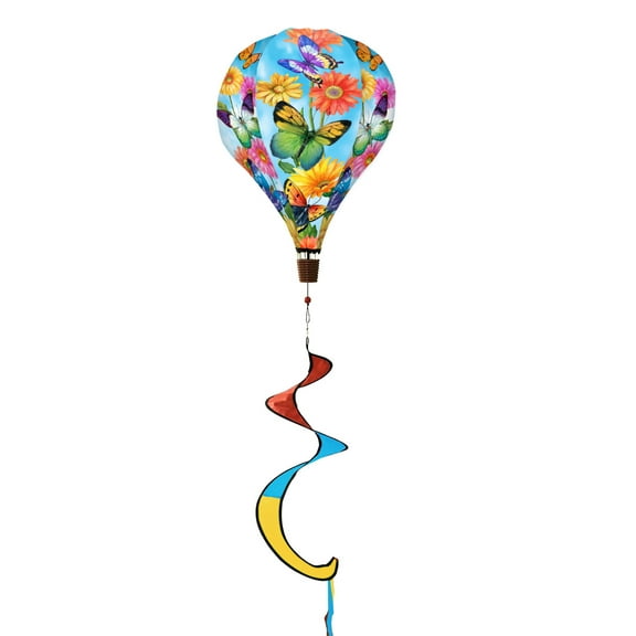 Briarwood Lane Fluttering Butterflies Hot Air Balloon Spinner