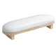 thumbnail image 1 of Cojín de Almohada para Reposabrazos de Uñas , Herramientas de Maquillaje, Corto Blanco Zulema Almohada de manos de arte de uñas, 1 of 7
