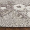 thumbnail image 3 of SAFAVIEH Ebony Hartley Medallion Area Rug, Grey/Ivory, 6' x 6' Round, 3 of 10