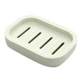 thumbnail image 4 of FXMLRLK 4Pcs Double Layer Draining Plastic Soap Dish, Plastic Bar Soap Holder Set, Suitable for Shower, Bathroom, Kitchen, Portable for Home, Travel & Daily Use (4 Colors), 4 of 9