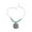 D, variant on YYKihy Women Personalise Turquoise Boho Necklace Memorial Pendant Jewelry Gift