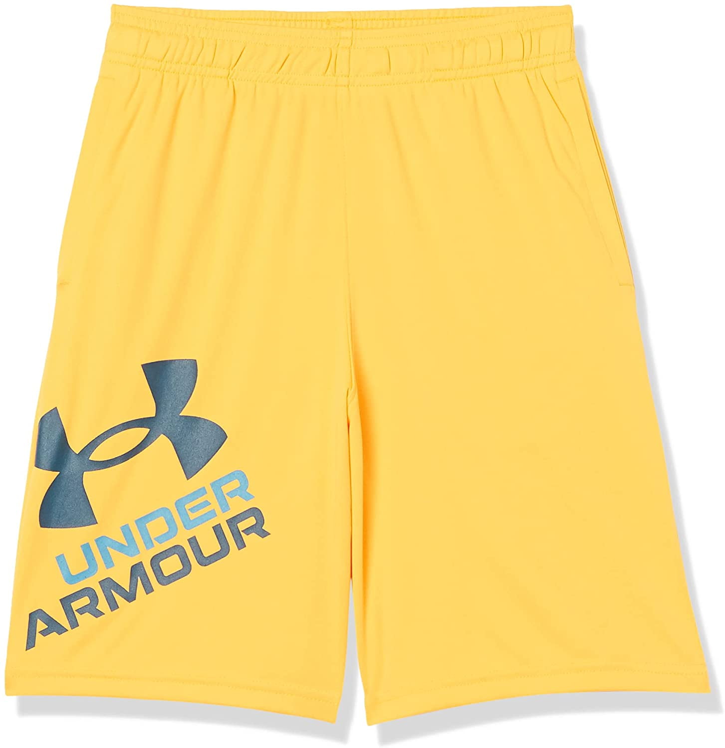 Under Armour Boys Prototype 2.0 Logo Shorts Omega Orange 857/Blue Note  Medium - Walmart.com