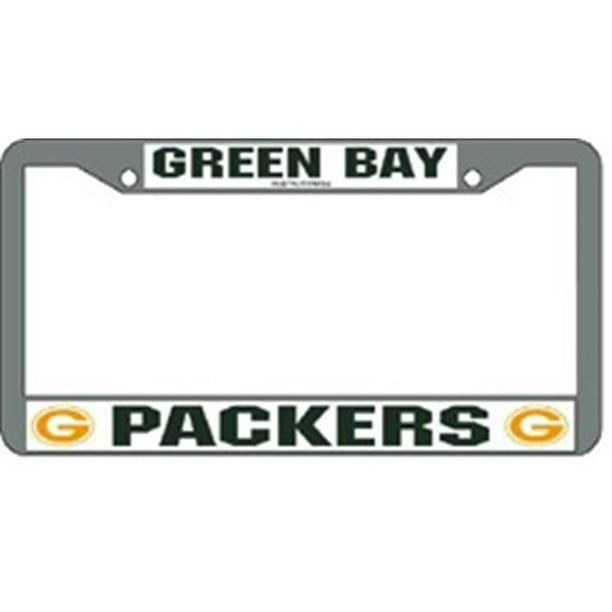 Cadre de Plaque d'Immatriculation Green Bay Packers Chrome