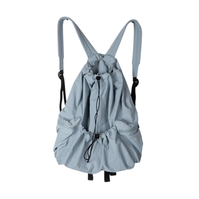 Bolsa de gimnasia de moda portátil de mochila casual de mochila para adultos caminando para acampar Azul