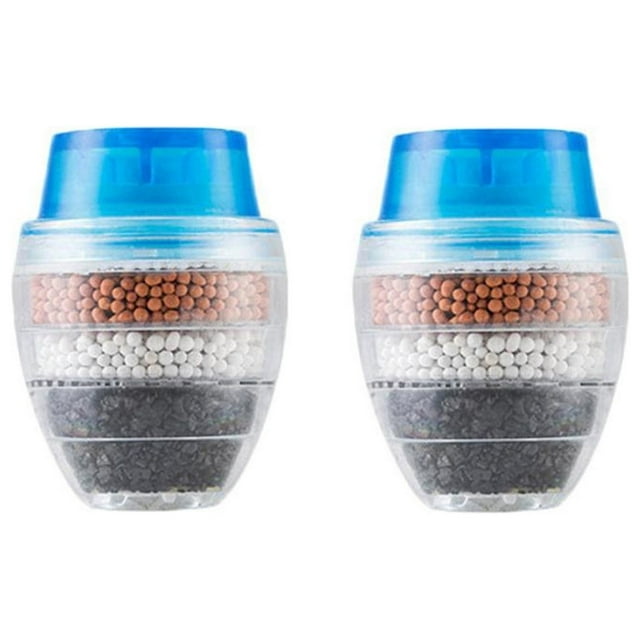 Suministros de cocina, filtros de agua, purificador de agua de grifo de 2 piezas, filtro purificador de cinco capas, desmineralizador
