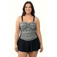 thumbnail image 2 of Traje de baño con falda Roman Fashion /Tallas Extras, 21607 (Negro Zebra) negro 42, 2 of 7