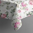thumbnail image 5 of Pioneer Flower Floral Print Pattern Square Tablecloth,Waterproof Square Table Cover,Wipeable Spillproof Washable Table Cover for Home Kitchen Party Decor 42"X42"(107x107cm), 5 of 6