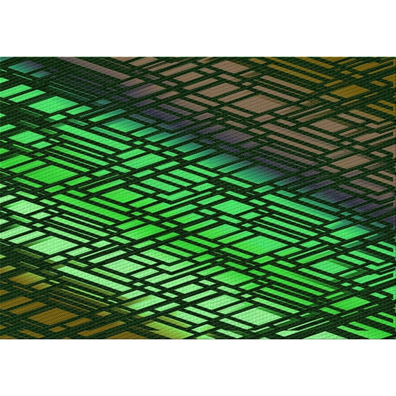 Ahgly Company Machine Washable Indoor Rectangle Transitional Midnight Gray Area Rugs, 6' x 9'