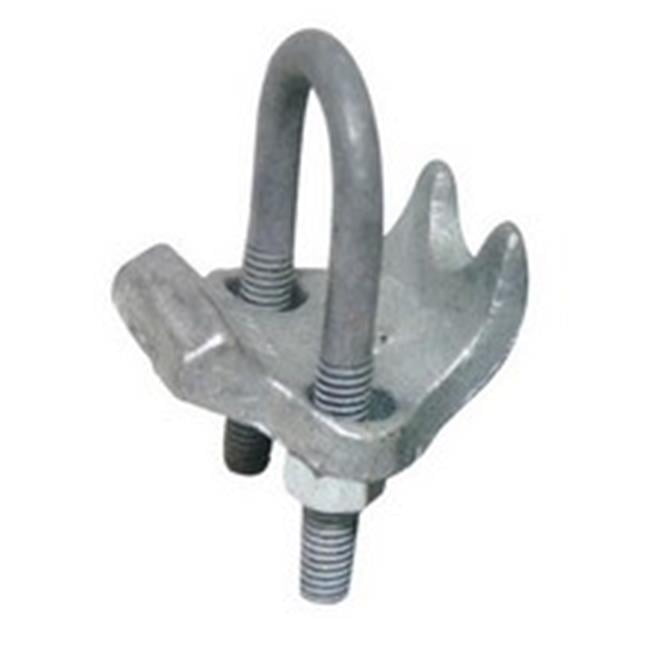 Morris 21851 Malleable Right Angle Pipe Clamps 0.5 in.