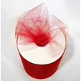 thumbnail image 3 of Craft and Party, 6" by 200 yards (600 ft) fabric tulle spool for wedding and decoration. Value pack. (Red), 3 of 4