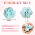 thumbnail image 2 of Uxcell 5 Pcs Rhinestone Focal Beads for Pens, 0.8" Glass  Flower Ball Beads Spacer Beaded Charm for DIY Jewelry Pen Keychain Making, Light Blue, 2 of 7