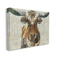 thumbnail image 3 of Stupell Industries Farm Cattle Striped Pattern Collage Graphic Art Gallery Wrapped Canvas Print Wall Art, Design by Traci Anderson, 3 of 7