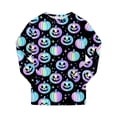 thumbnail image 7 of NOEGOEU Boys Girls Halloween Pajamas Kids Toddler Cute Graphic Long Sleeve Sleepwear Set 2-9Y (Blue,2-3 Years), 7 of 7