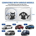 thumbnail image 5 of HOMEYA Car SUV Windshield Sun Shade Front Visor Reflective Protector Twist Sunshade Universal (Dogs & Cats), 5 of 8