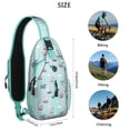 thumbnail image 5 of Crossbody Sling Backpack for Women Men Boat Shoulder Sling Crossbody Casual Chest Bag for Travel Sports Running Hiking, 5 of 6