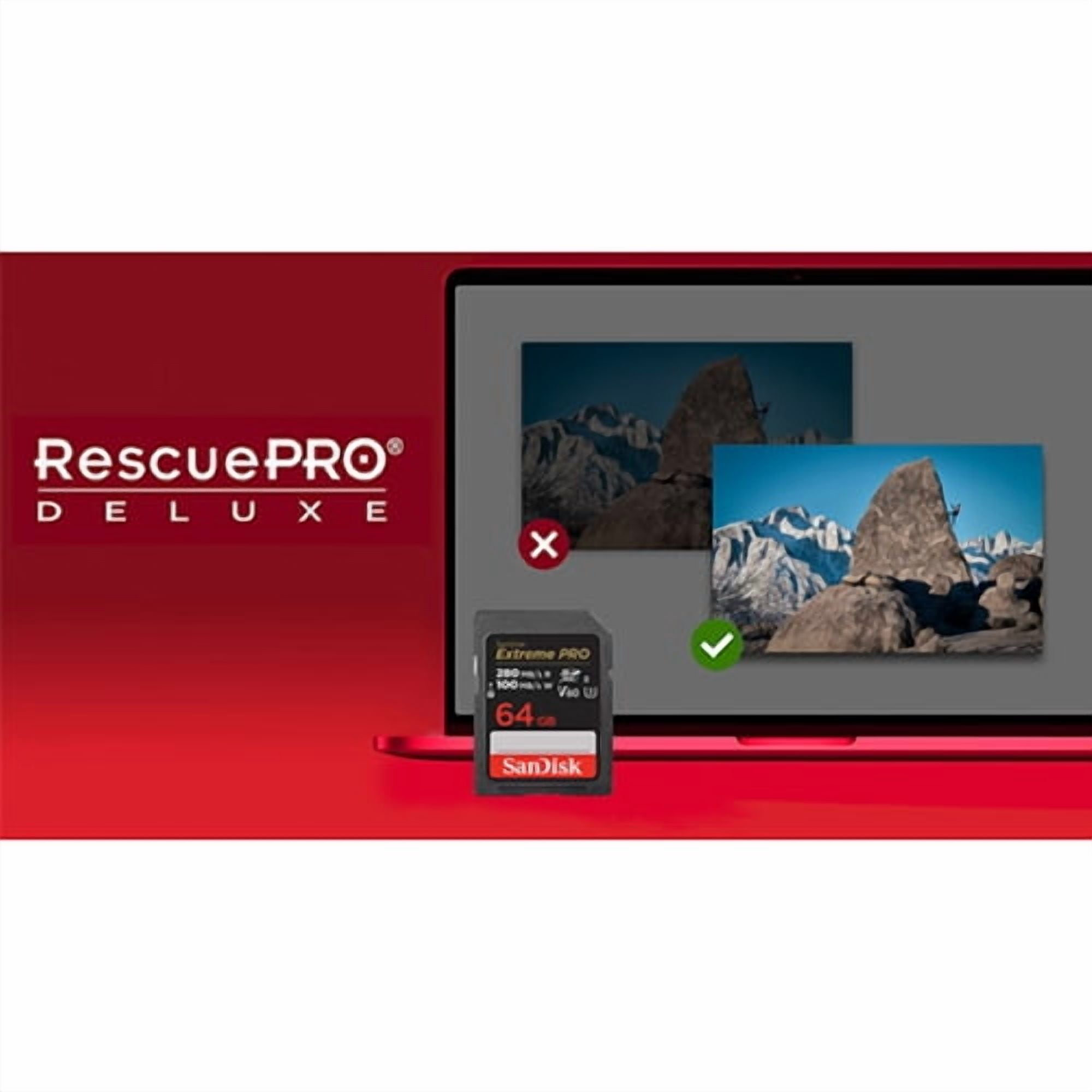 SanDisk Extreme PRO 64 GB UHS-II V60 SDXC, 1