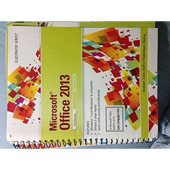 Pre-Owned MicrosoftOffice 2013: Illustrated Introductory, First Coursem Spiral bound Version (Unknown) 128508845X 9781285088457