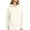 Beige, variant on Women Studded Decor Pullover Hoodie, Long Sleeve Drop‑Shoulder Hooded Sweatshirt with Kangaroo Pocket, Casual Street‑Chic Loose Fit Outfits for Spring Streetwear Fall Daily Wear