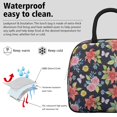 thumbnail image 3 of Womens Pioneer Flower Floral Print Pattern Lunch Box for Work,Insulated Lunch Bag for Women,Loncheras Para Mujer,Leakproof Adult Lunch Bag for Work,Beach,Travel,Picnic,Camping, 3 of 6