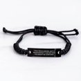 thumbnail image 3 of Truck Driver Gifts for Graduation, Funny Rope Bracelet from Men to Women, I'm A Truck Driver. Not A Magician But I Can See Why You Might Be Confused.', Adjustable Black Rope Design, 3.34-9.84 inches, 3 of 3